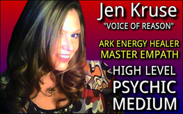 Fargo Psychic medium - master empath - ARK Energy Healer, Reiki Master Teacher - Jen Kruse - PsychicSisters.net